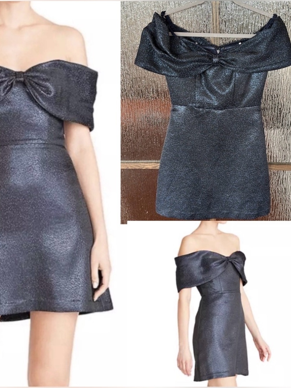 ML Monique Lhuillier
Bow Front Mini Dress size 4